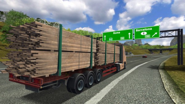 Игра Euro Truck Simulator, скриншот