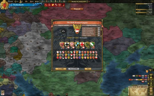 Игра Europa Universalis III: Divine Wind, скриншот