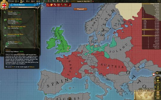 Игра Europa Universalis III: Divine Wind, скриншот