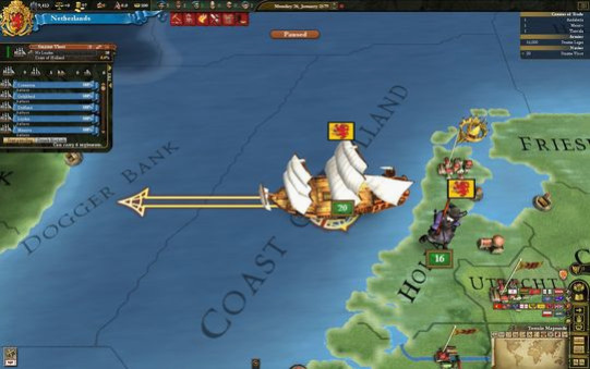 Игра Europa Universalis III: Divine Wind, скриншот
