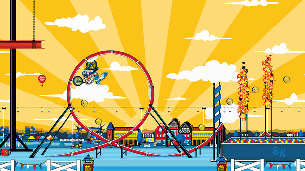 Игра Evel Knievel, скриншот