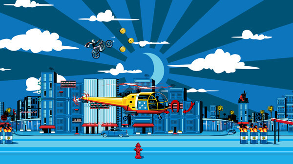 Игра Evel Knievel, скриншот