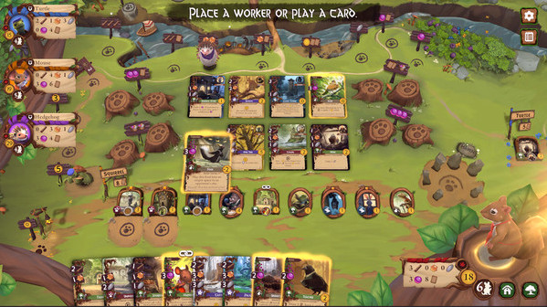 Игра Everdell, скриншот