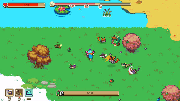 Игра Everything is Crab: The Animal Evolution Roguelite, скриншот