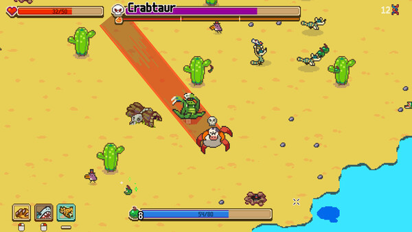 Игра Everything is Crab: The Animal Evolution Roguelite, скриншот