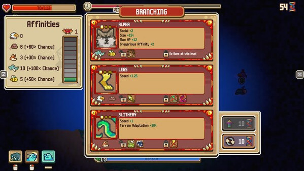 Игра Everything is Crab: The Animal Evolution Roguelite, скриншот