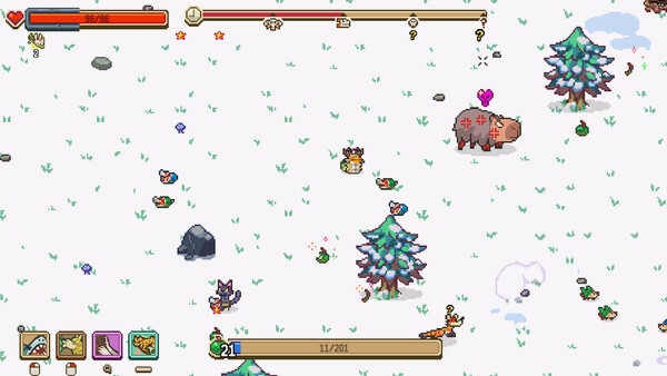 Игра Everything is Crab: The Animal Evolution Roguelite, скриншот