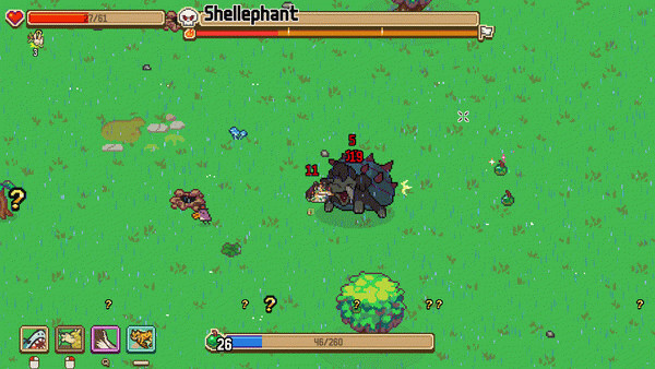 Игра Everything is Crab: The Animal Evolution Roguelite, скриншот