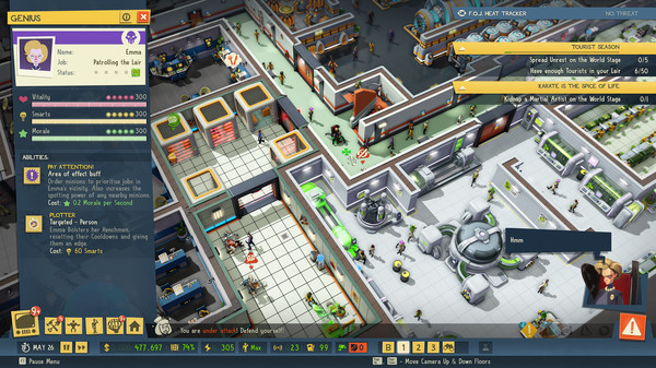 Игра Evil Genius 2: World Domination, скриншот