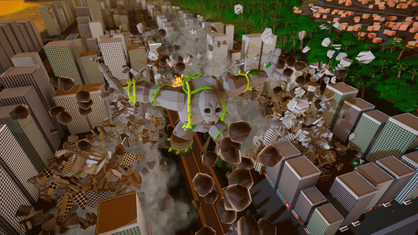Игра Excidio The Kaiju Simulator, скриншот