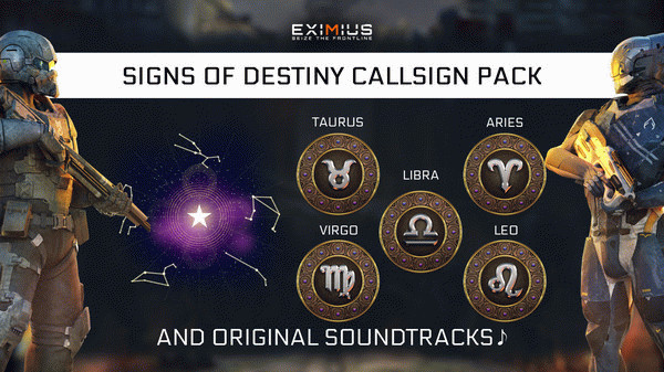 Игра Eximius Exclusive Callsign Pack - Signs of Destiny, скриншот