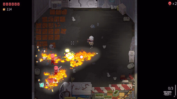 Игра Exo Helljumper: Descent X, скриншот