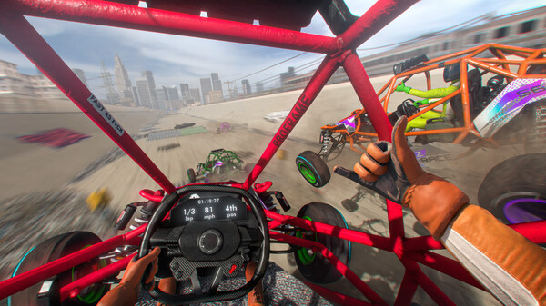 Игра EXOcars, скриншот