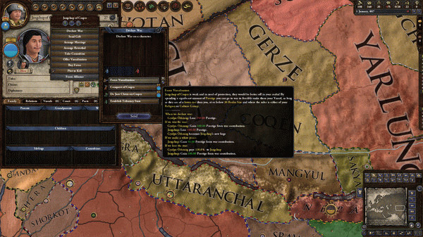 Игра Expansion - Crusader Kings II: Jade Dragon, скриншот