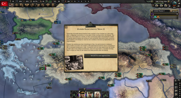 Игра Expansion - Hearts of Iron IV: Battle for the Bosporus, скриншот