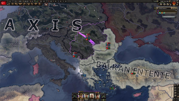 Игра Expansion - Hearts of Iron IV: Battle for the Bosporus, скриншот