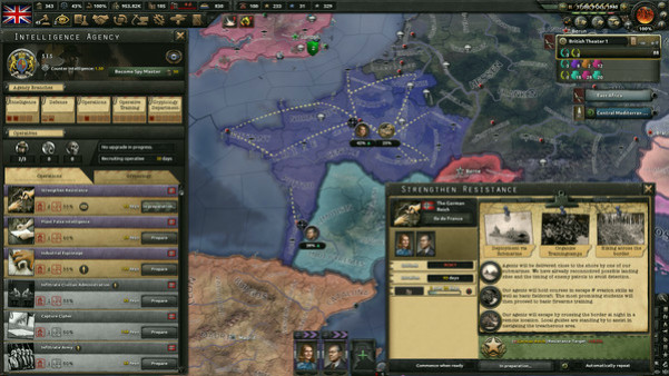 Игра Expansion - Hearts of Iron IV: La Résistance, скриншот