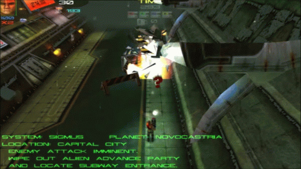 Игра Expendable, скриншот