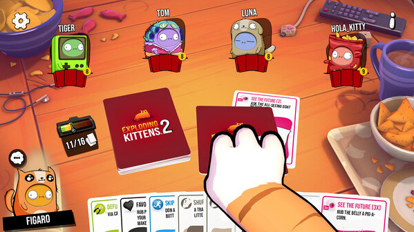 Игра Exploding Kittens 2, скриншот