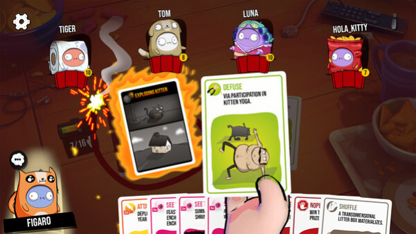 Игра Exploding Kittens 2, скриншот