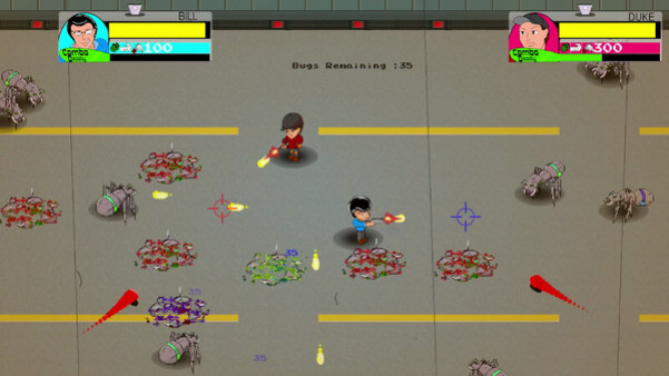 Игра Exterminators of Saturn, скриншот