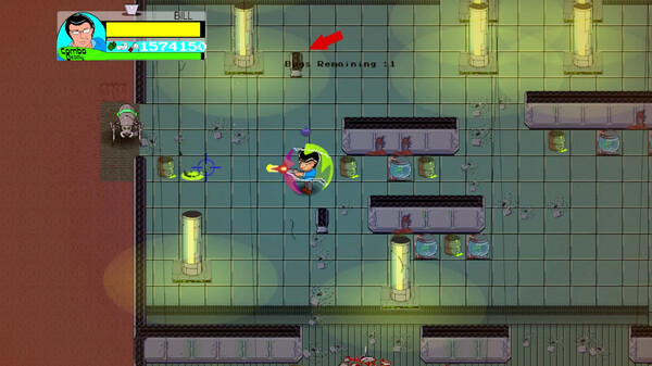 Игра Exterminators of Saturn, скриншот