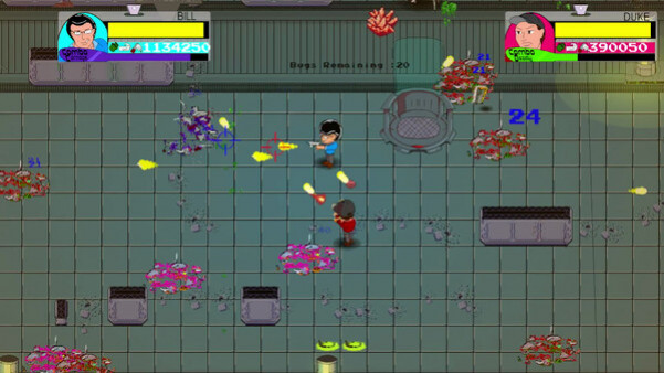 Игра Exterminators of Saturn, скриншот