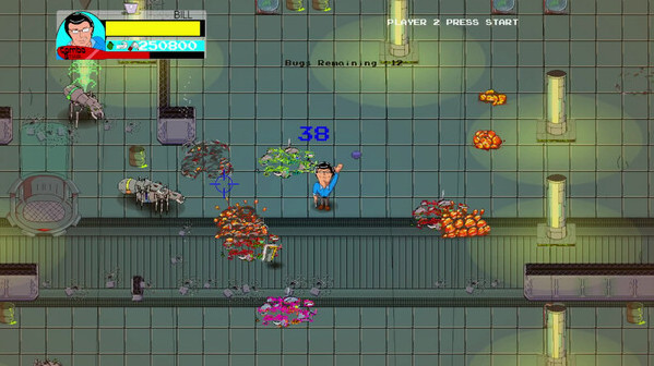 Игра Exterminators of Saturn, скриншот