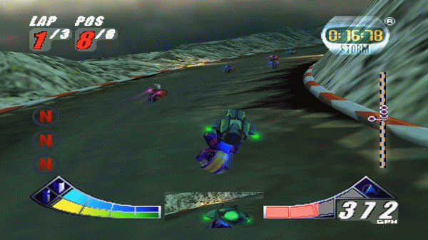 Игра Extreme-G 2, скриншот