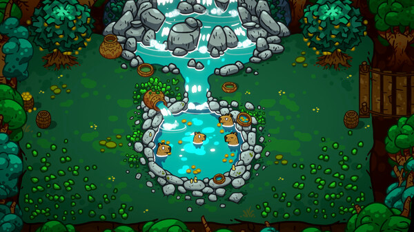 Игра Extremely Powerful Capybaras, скриншот