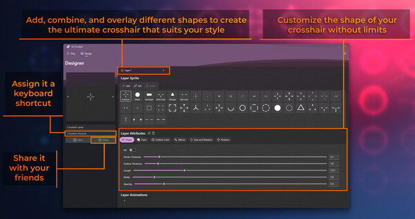 Игра EZ-Crosshair, скриншот