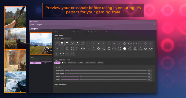 Игра EZ-Crosshair, скриншот
