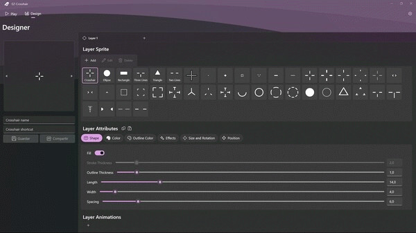 Игра EZ-Crosshair, скриншот