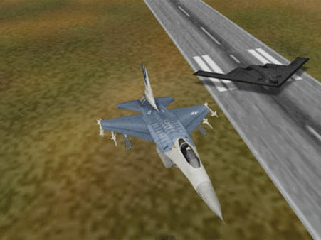 Игра F-16 Multirole Fighter, скриншот