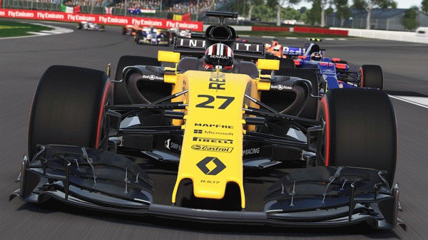 Игра F1 2017, скриншот