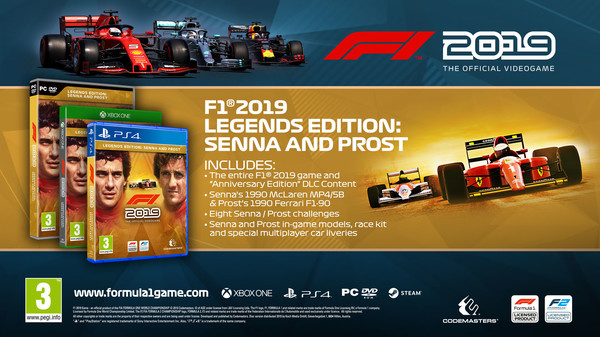Игра F1 2019, скриншот