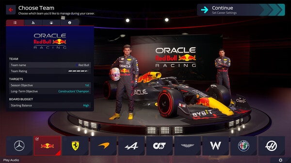 Игра F1 Manager 2022, скриншот