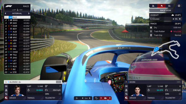 Игра F1 Manager 2022, скриншот