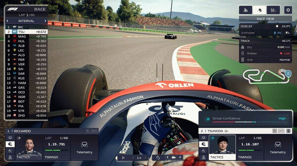 Игра F1 Manager 2023, скриншот