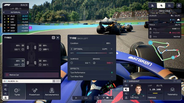 Игра F1 Manager 2023, скриншот