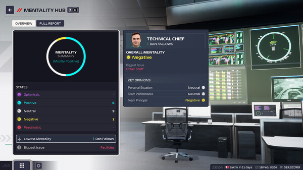 Игра F1 Manager 2024, скриншот