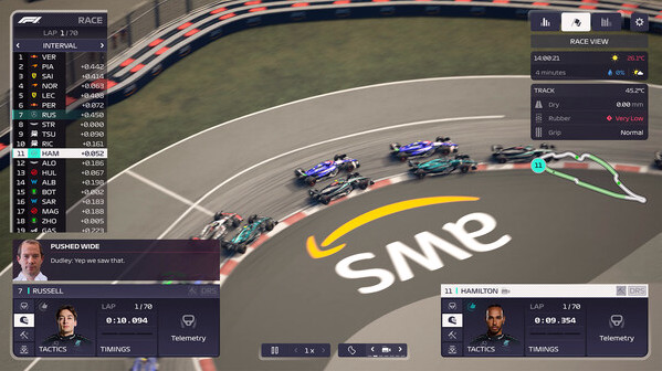Игра F1 Manager 2024, скриншот