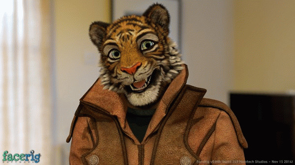 Игра FaceRig, скриншот