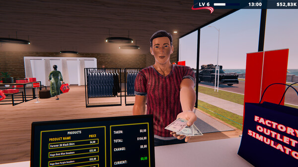 Игра Factory Outlet Simulator, скриншот