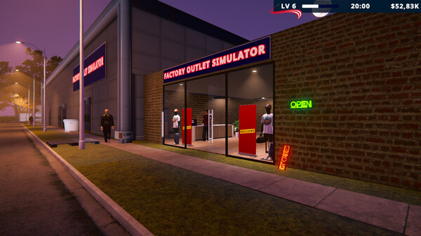 Игра Factory Outlet Simulator, скриншот