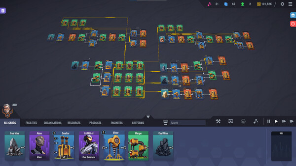 Игра Factory Planner, скриншот