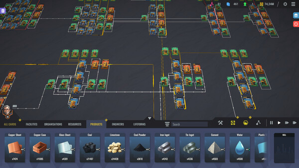 Игра Factory Planner, скриншот
