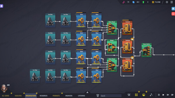 Игра Factory Planner, скриншот