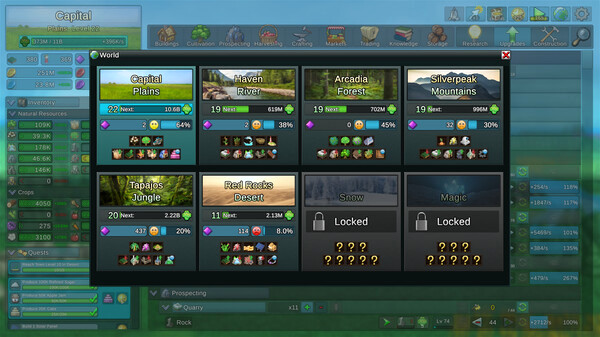 Игра Factory Town Idle, скриншот