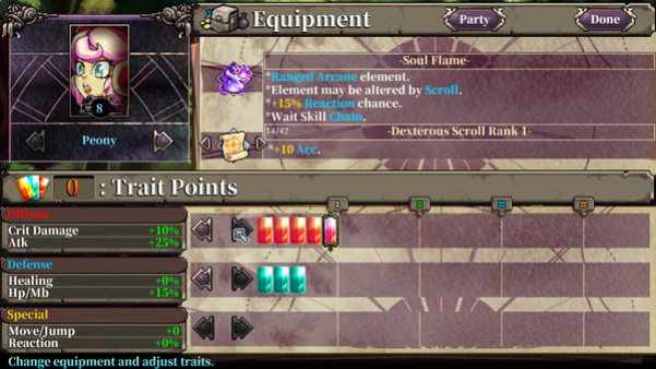 Игра Fae Tactics, скриншот